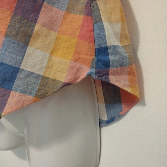 Madewell Multicolor Plaid Button Down Shirt - Picture 9 of 16